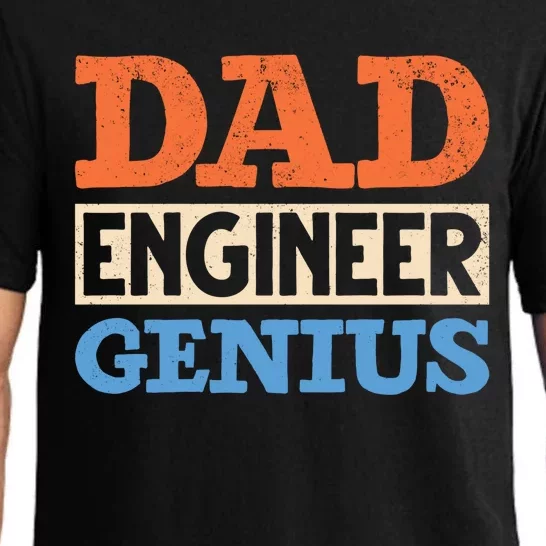 Engineer Dads Dad Engineer Genius Engineering Dad Gift Pajama Set