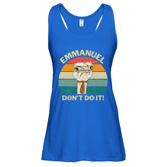 Emmanuel DonT Do It Ladies Essential Flowy Tank