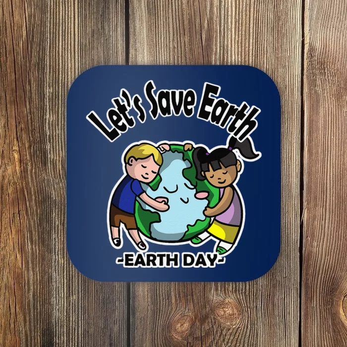 Earth Day Design Funny Coaster