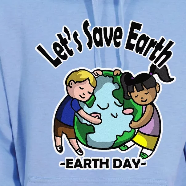 Earth Day Design Funny Unisex Surf Hoodie