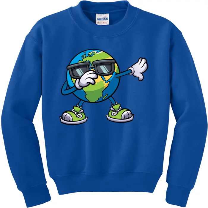 Earth Day Dabbing Students Teachers Great Gift Kids Sweatshirt