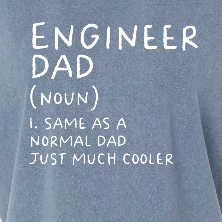 Engineer Dad Definition Funny Engineering Garment-Dyed Women's Muscle Tee