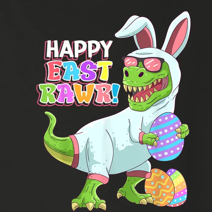 Easter Day Dinosaur Funny Happy Eastrawr T Rex Easter Toddler Long Sleeve Shirt