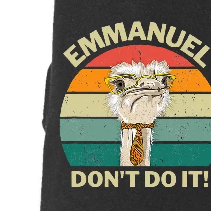 Emmanuel DonT Do It Funny Emu Farm Doggie 3-End Fleece Hoodie