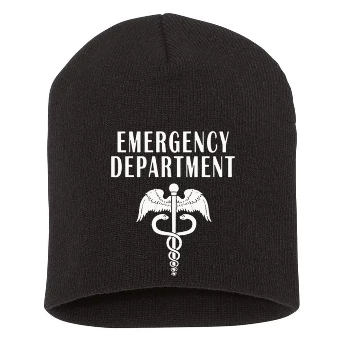 Emergency Department Emergency Room Healthcare Nursing Nurse Short Acrylic Beanie