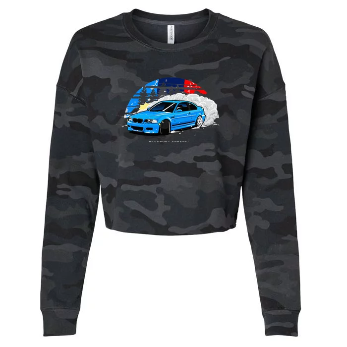 E46 Drifting Cropped Pullover Crew