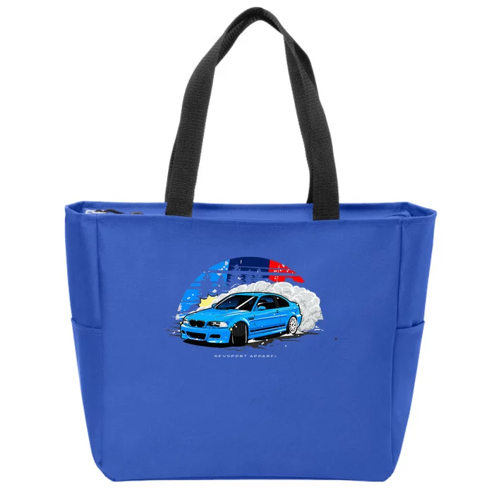 E46 Drifting Zip Tote Bag