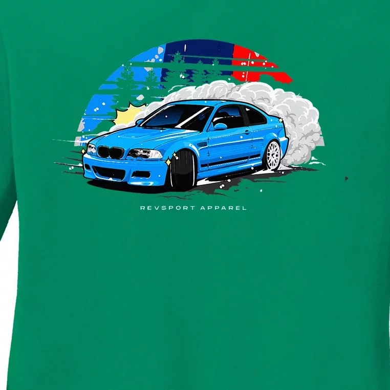 E46 Drifting Ladies Long Sleeve Shirt