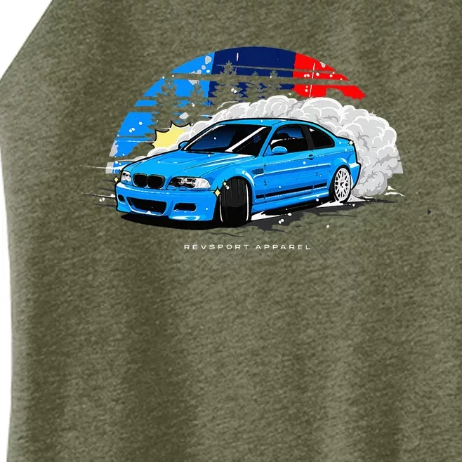 E46 Drifting Women’s Perfect Tri Rocker Tank