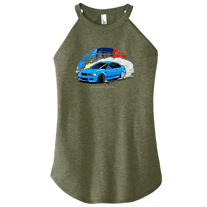 E46 Drifting Women’s Perfect Tri Rocker Tank