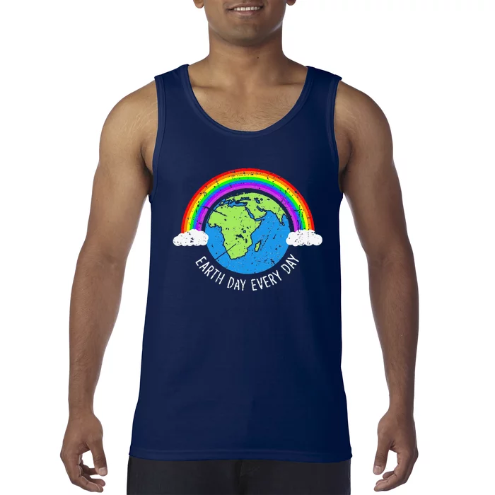 Earth Day Every Day Environment Save Nature Awareness Tank Top