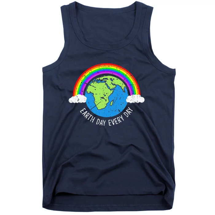 Earth Day Every Day Environment Save Nature Awareness Tank Top