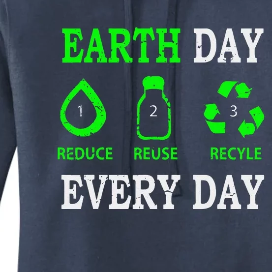 Earth Day Every Day Environmentalist Women's Pullover Hoodie