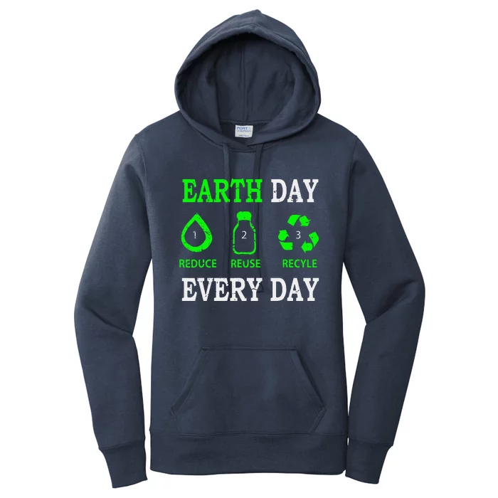 Earth Day Every Day Environmentalist Women's Pullover Hoodie