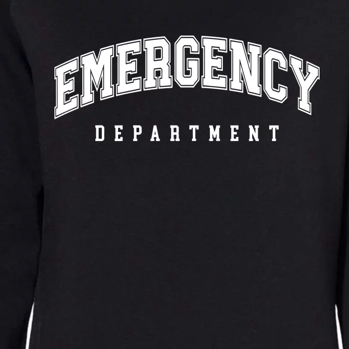 Emergency Department Er Nurse Womens California Wash Sweatshirt