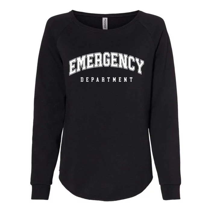 Emergency Department Er Nurse Womens California Wash Sweatshirt