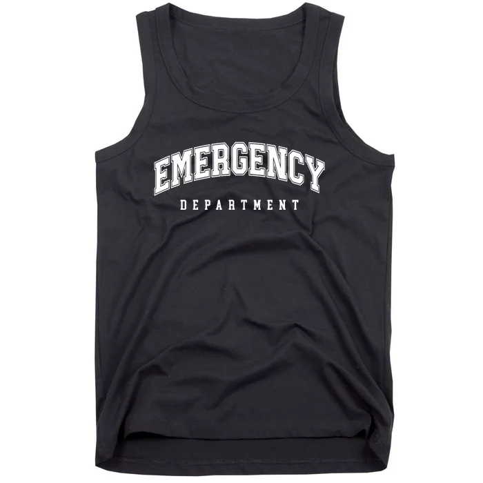 Emergency Department Er Nurse Tank Top