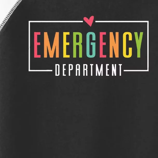 Emergency Department Emergency Room Healthcare Toddler Fine Jersey T-Shirt