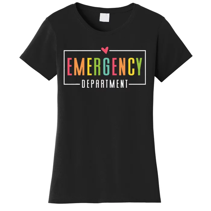 Emergency Department Emergency Room Healthcare Women's T-Shirt