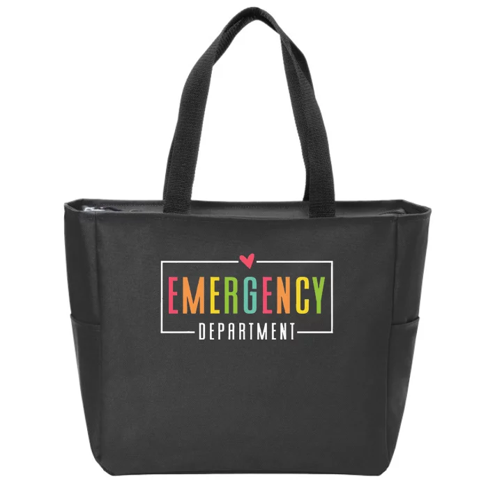 Emergency Department Emergency Room Healthcare Zip Tote Bag