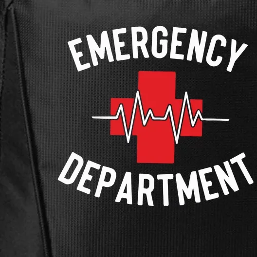 Emergency Department ER Nurse City Backpack