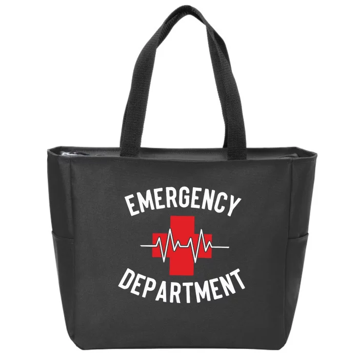 Emergency Department ER Nurse Zip Tote Bag