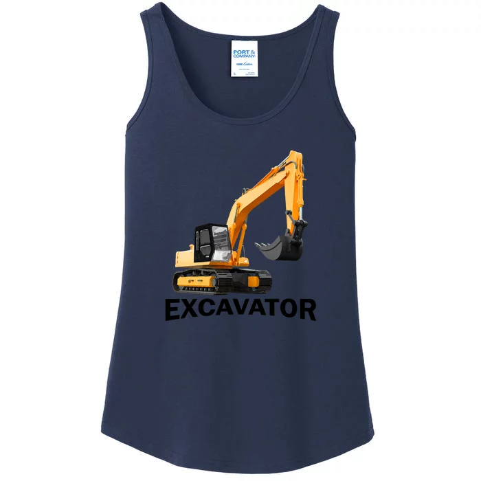 Excavator Design Ladies Essential Tank