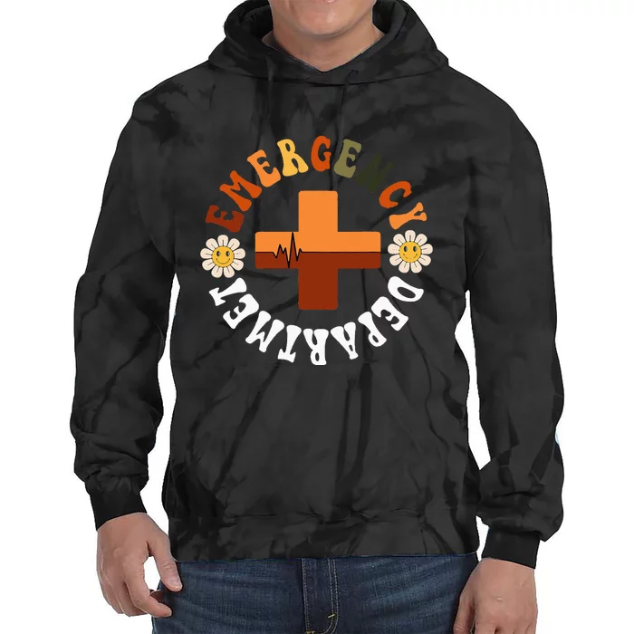 Emergency Department Emergency Room Healthcare Nursing Nurse Tie Dye Hoodie