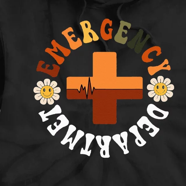 Emergency Department Emergency Room Healthcare Nursing Nurse Tie Dye Hoodie