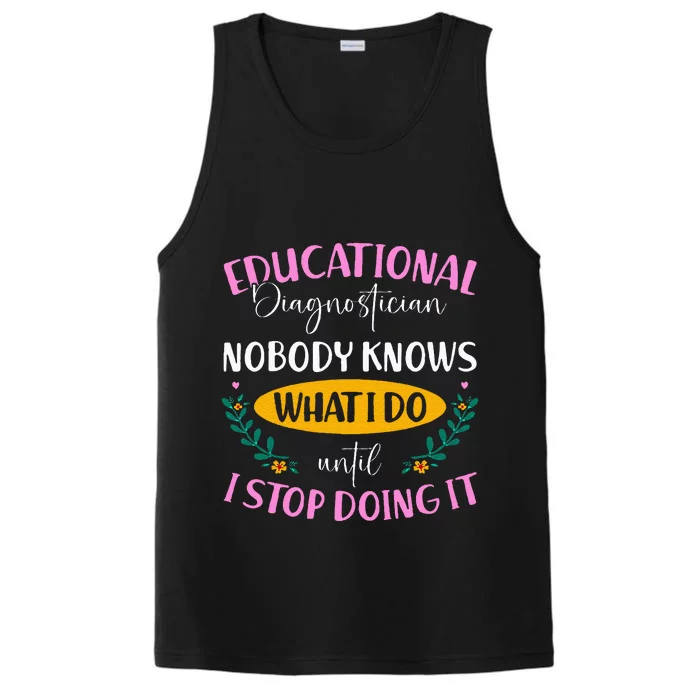 Educational Diagnostician Performance Tank