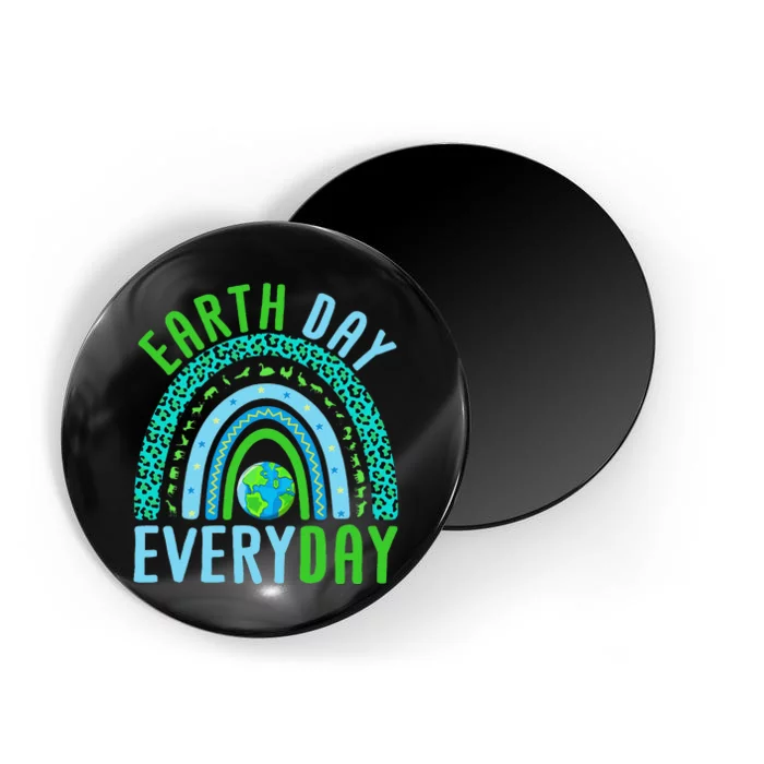 Earth Day Every Day Planet Earth Earth Day Everyday Rainbow Magnet