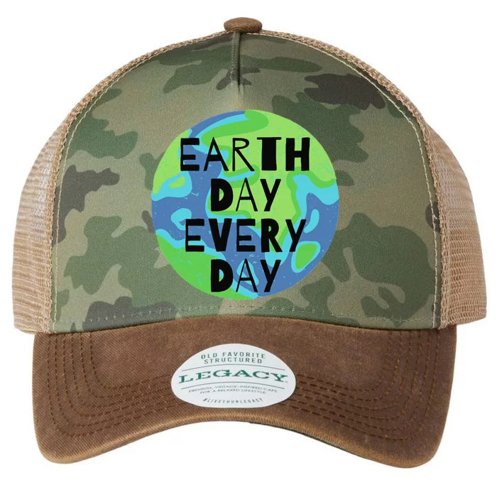 Earth Day Every Day Humanitarian Statement Legacy Tie Dye Trucker Hat