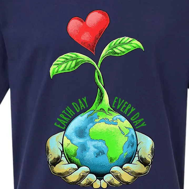 Earth Day Everyday Earth Day Sueded Cloud Jersey T-Shirt