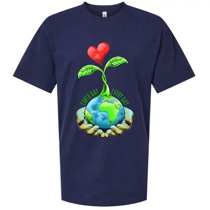 Earth Day Everyday Earth Day Sueded Cloud Jersey T-Shirt