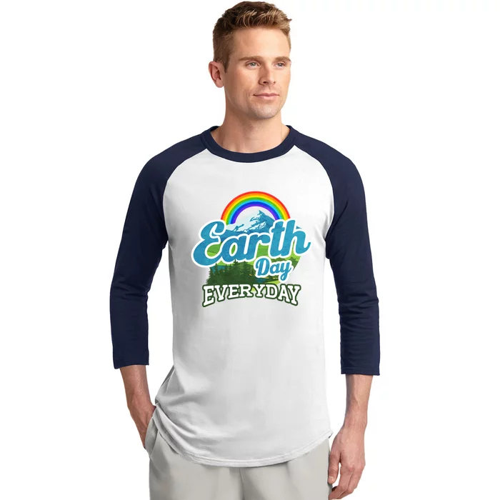 Earth Day Everday Climate Change Environtal Gift Baseball Sleeve Shirt