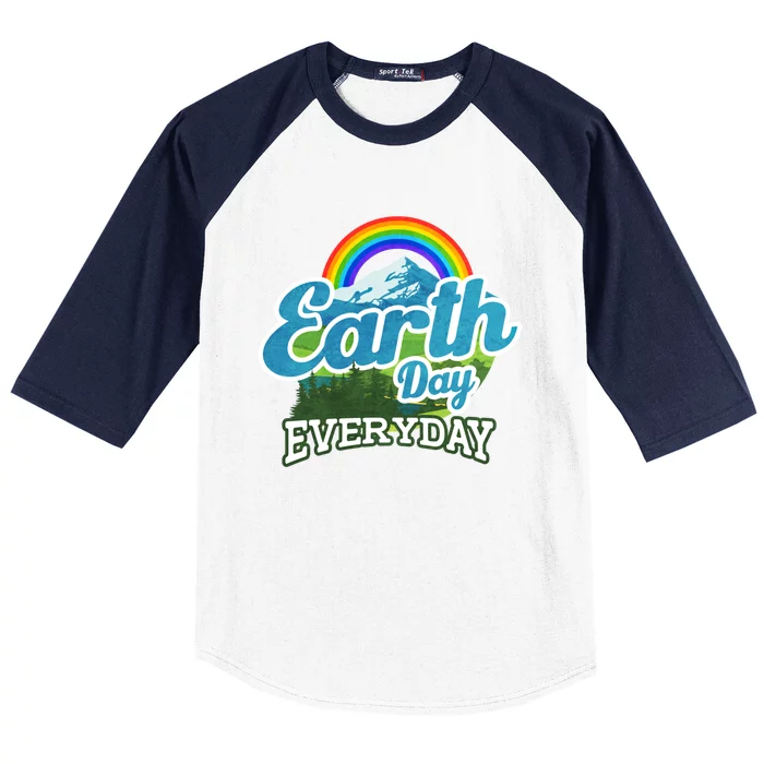 Earth Day Everday Climate Change Environtal Gift Baseball Sleeve Shirt