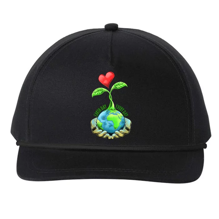 Earth Day Everyday Earth Day Gift Snapback Five-Panel Rope Hat