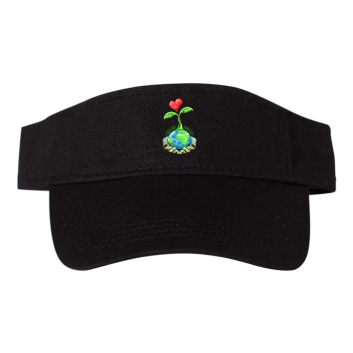 Earth Day Everyday Earth Day Gift Valucap Bio-Washed Visor