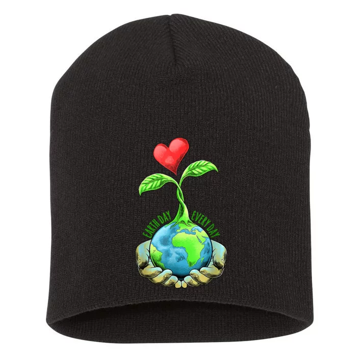 Earth Day Everyday Earth Day Gift Short Acrylic Beanie