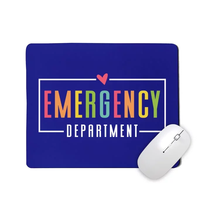 Emergency Departt Emergency Room Healthcare Funny Gift Mousepad