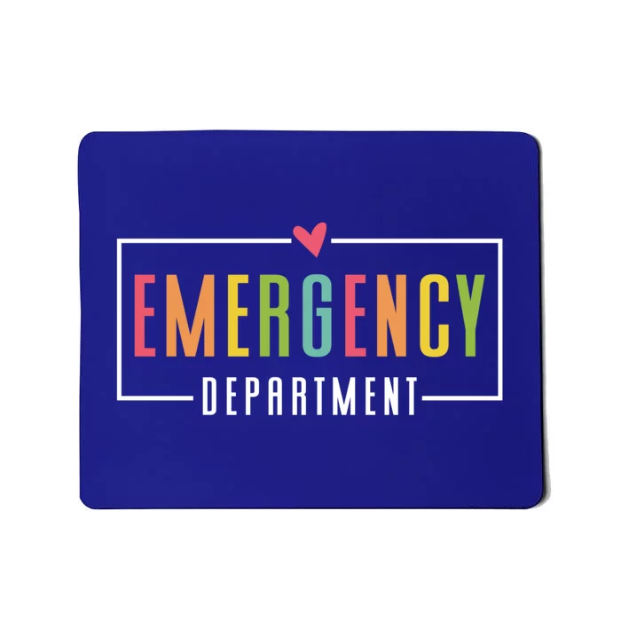 Emergency Departt Emergency Room Healthcare Funny Gift Mousepad