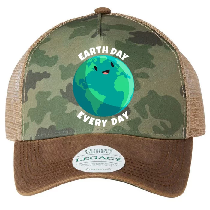 Earth Day Everyday Earth Day Mother Earth Day Smiling Gift Legacy Tie Dye Trucker Hat