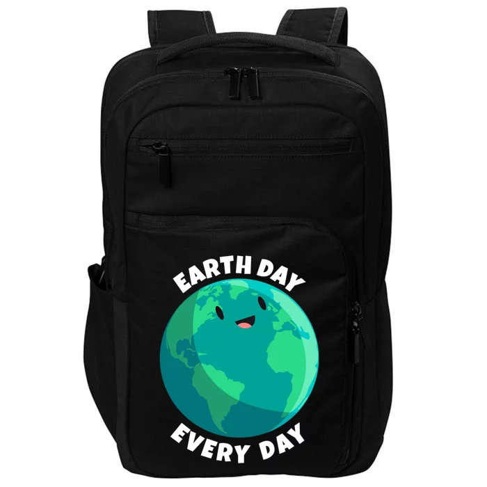 Earth Day Everyday Earth Day Mother Earth Day Smiling Gift Impact Tech Backpack