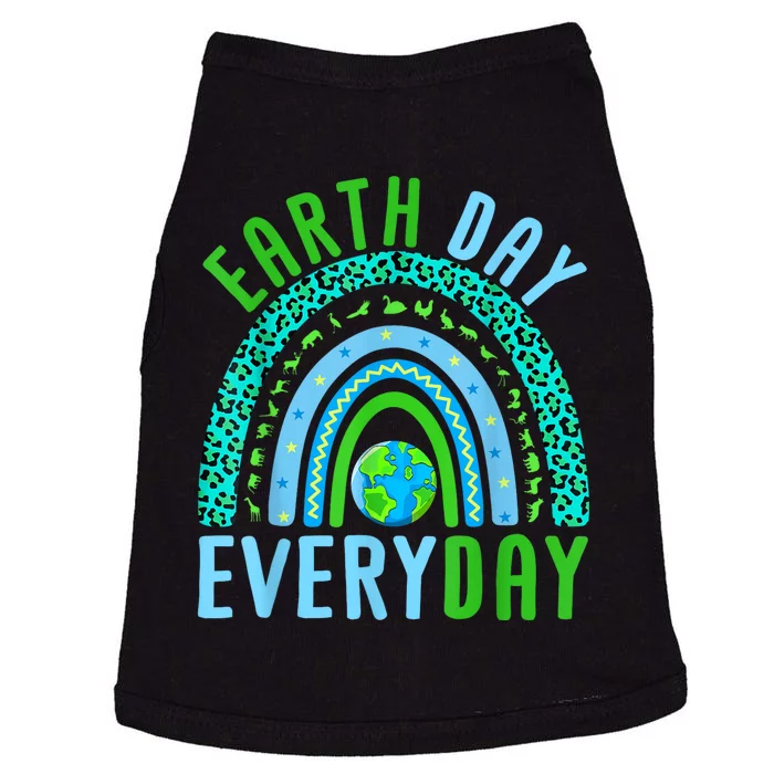 Earth Day Everyday Rainbow Design Earth Day Doggie Tank