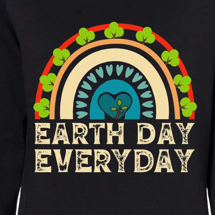 Earth Day Everyday Rainbow Womens California Wash Sweatshirt