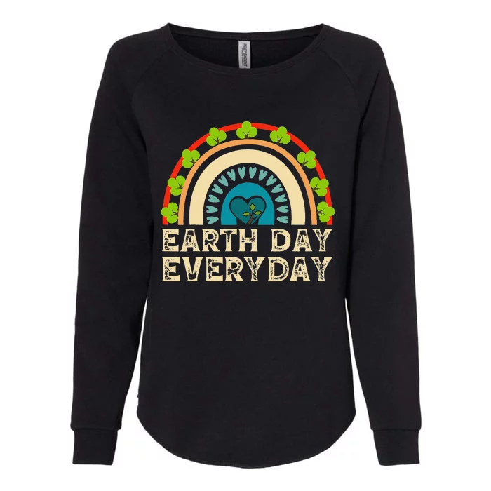 Earth Day Everyday Rainbow Womens California Wash Sweatshirt