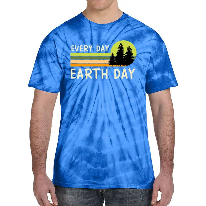 Earth Day Every Day Environtal Care Save Earth Gift Tie-Dye T-Shirt