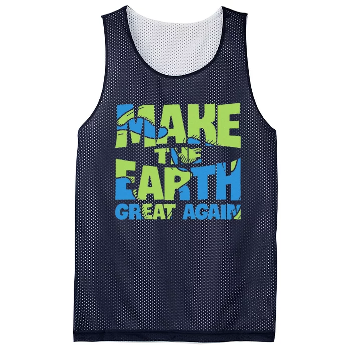 EARTH DAY EVERY DAY Rainbow Make The Earth Green Again Mesh Reversible Basketball Jersey Tank