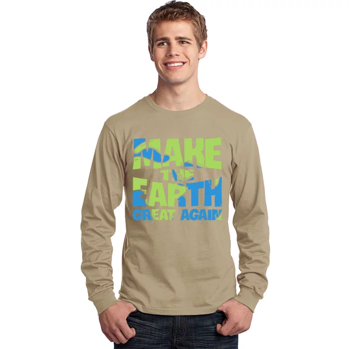 EARTH DAY EVERY DAY Rainbow Make The Earth Green Again Long Sleeve Shirt