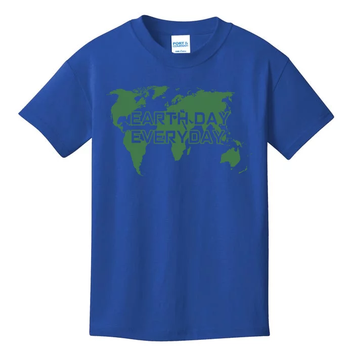 Earth Day Everyday Mother Earth Distressed Green Cool Gift Kids T-Shirt